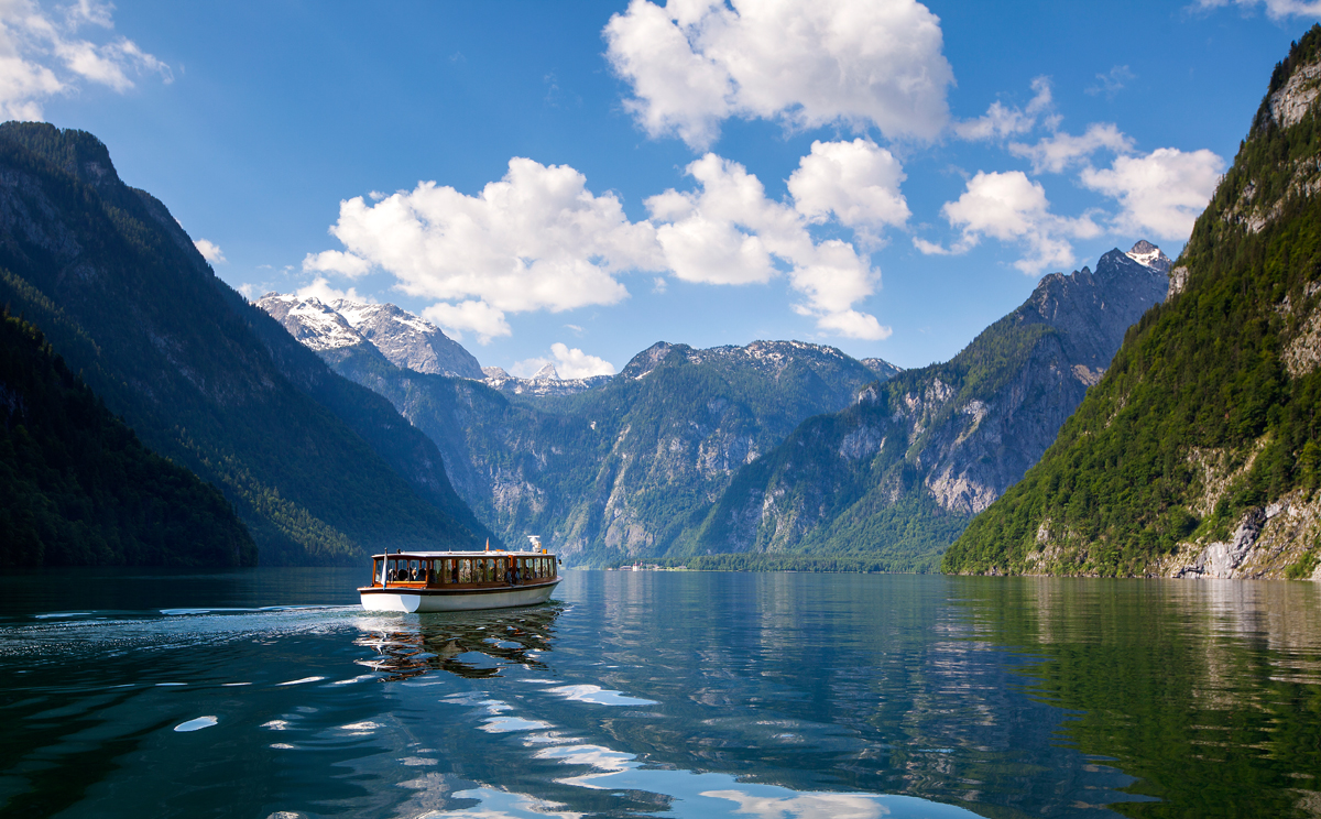 Der Königssee im Berchtesgardener Land